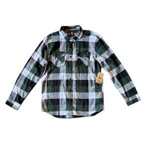 Vans Box Flannel Long Sleeve Button Down